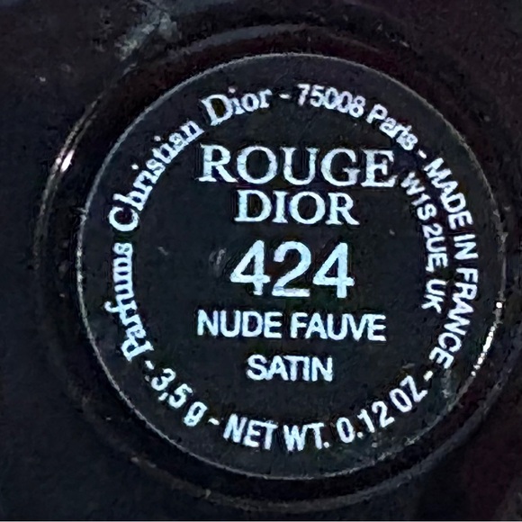 #11 NEW! CD Rouge Dior Satin Balm In Shade 100 & Dior Rouge Satin in Shade 424 - Picture 5 of 5